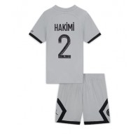 Paris Saint-Germain Achraf Hakimi #2 Udebanesæt Børn 2022-23 Kortærmet (+ Korte bukser)